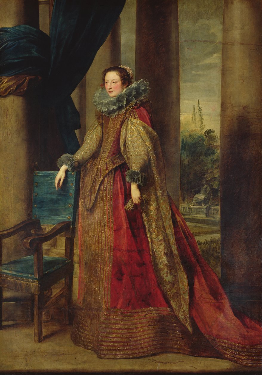 Bir Hanımefendinin Portresi, Markiz Geromina Spinola-Doria de Genes olduğu tahmin ediliyor by Anthony van Dyck