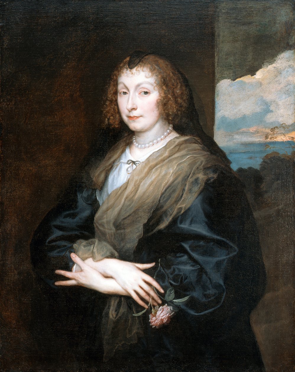 Güllü Kadın Portresi, 1635-1639 by Anthony van Dyck