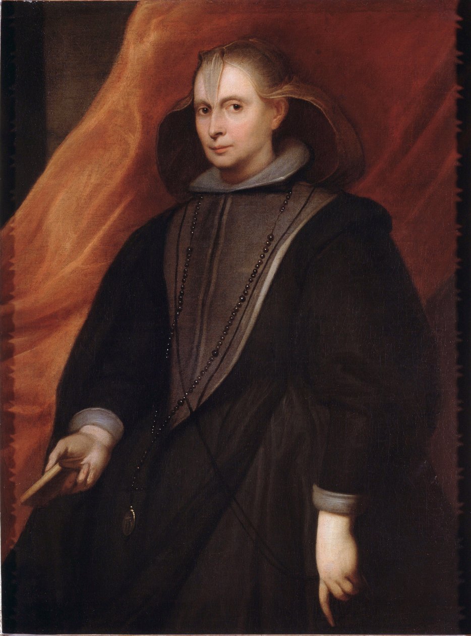 Cenovalı bir bayanın portresi (tuval üzerine yağlı boya by Anthony van Dyck