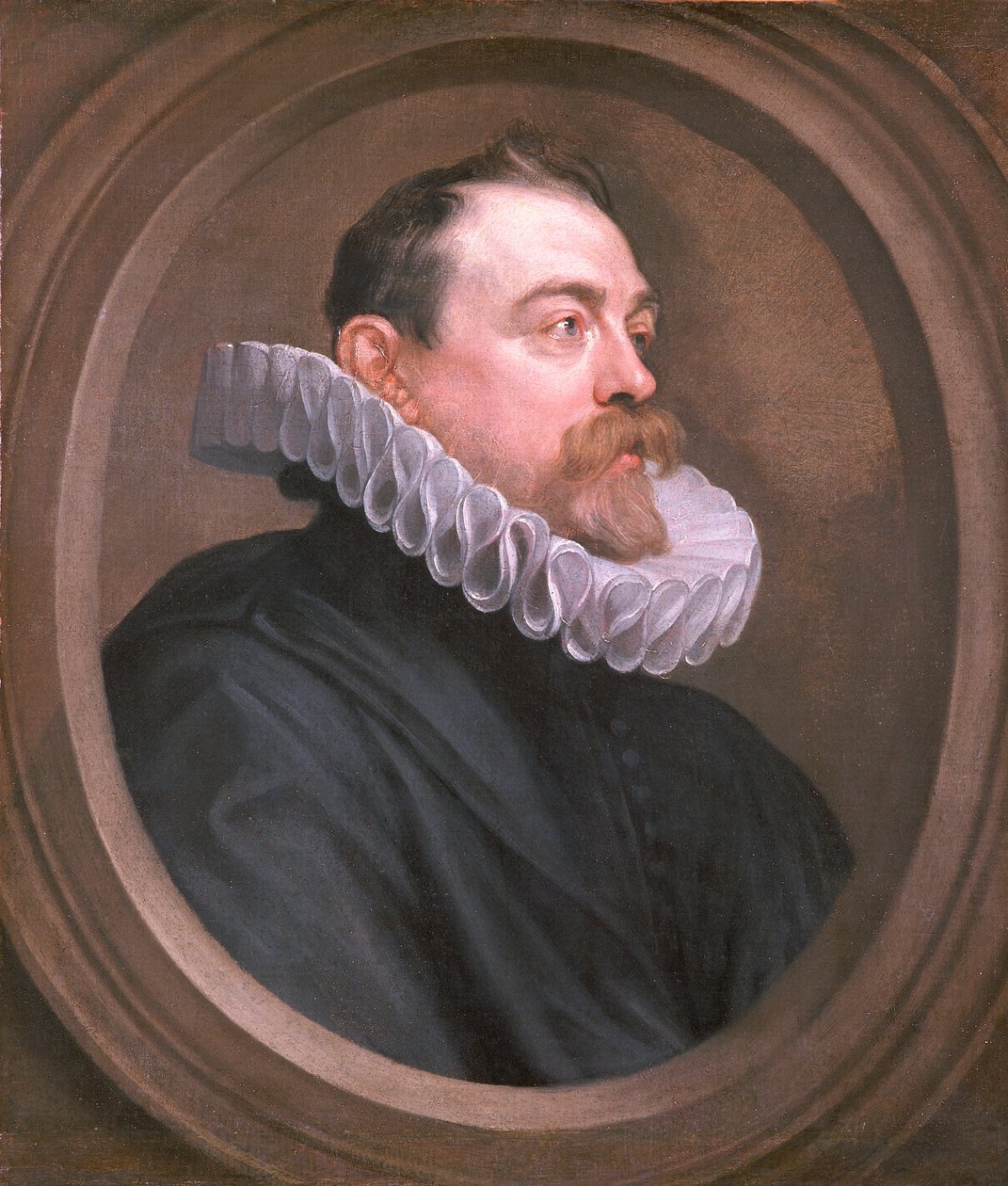 Bir adamın portresi, büst uzunluğu, c1620-1640. by Anthony van Dyck