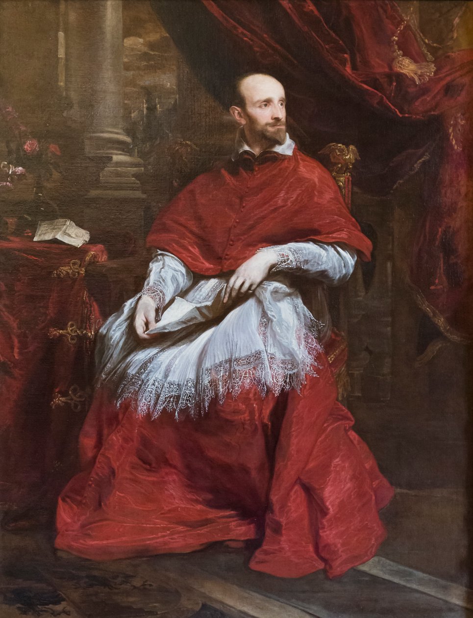 Kardinal Bentivoglio'nun Portresi by Anthony van Dyck