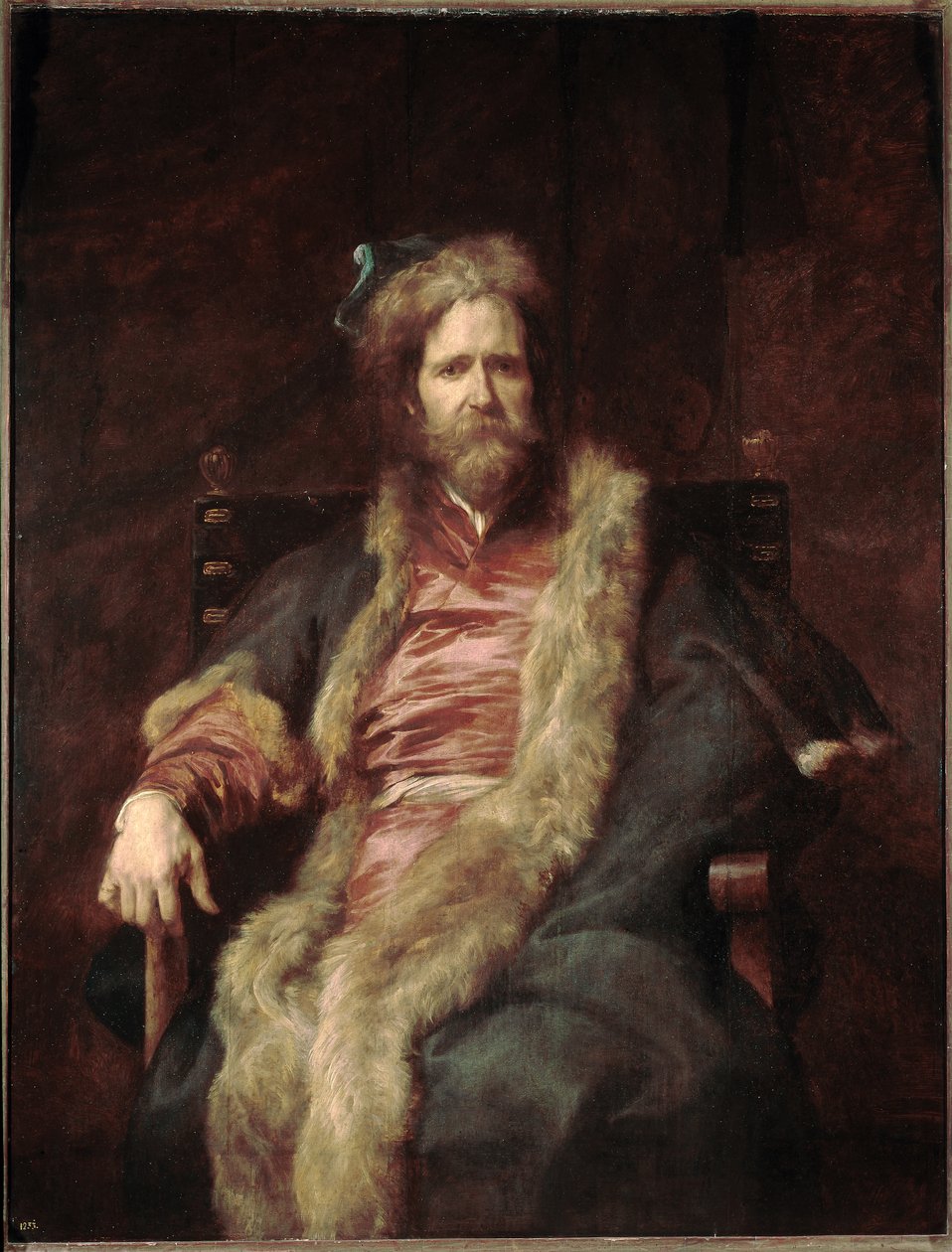 Ressam Marten Rijkaert'in portresi, c.1631 (gemide yağ) by Anthony van Dyck