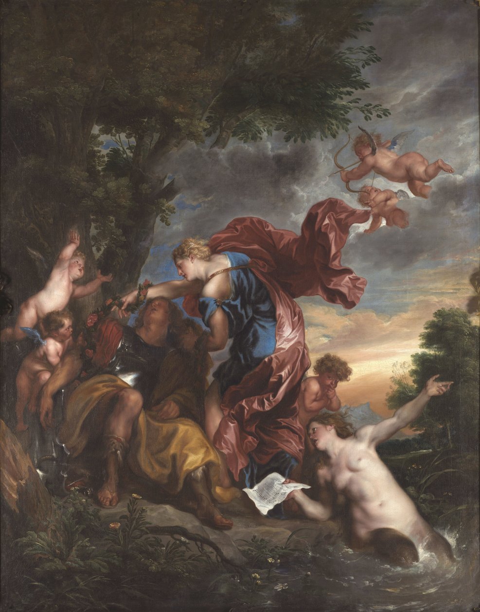 Rinaldo ve Armida by Anthony van Dyck