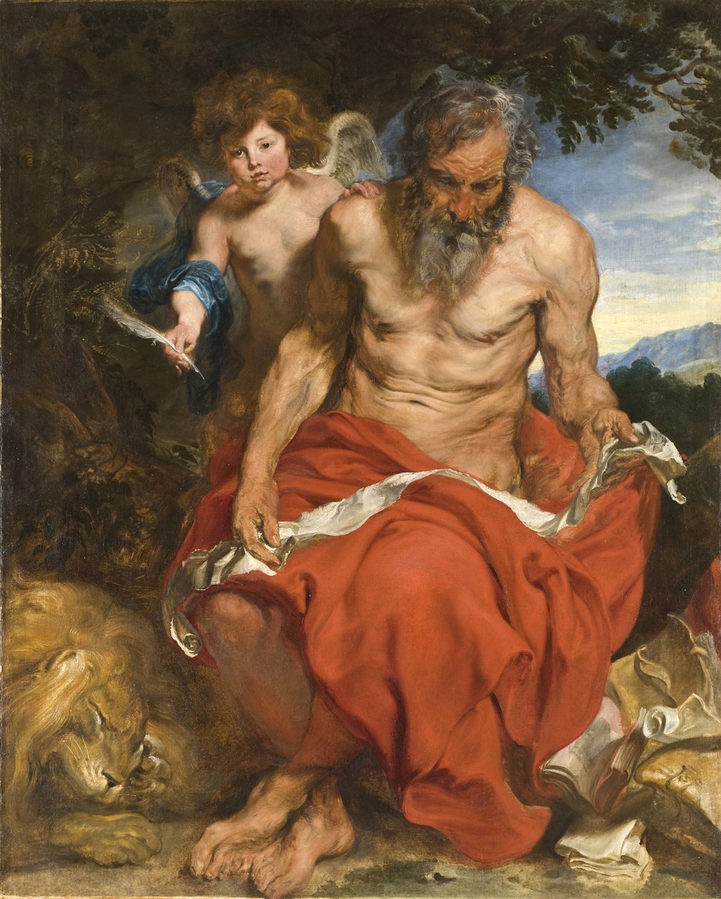 Aziz Jerome, 1618-1619 by Anthony van Dyck