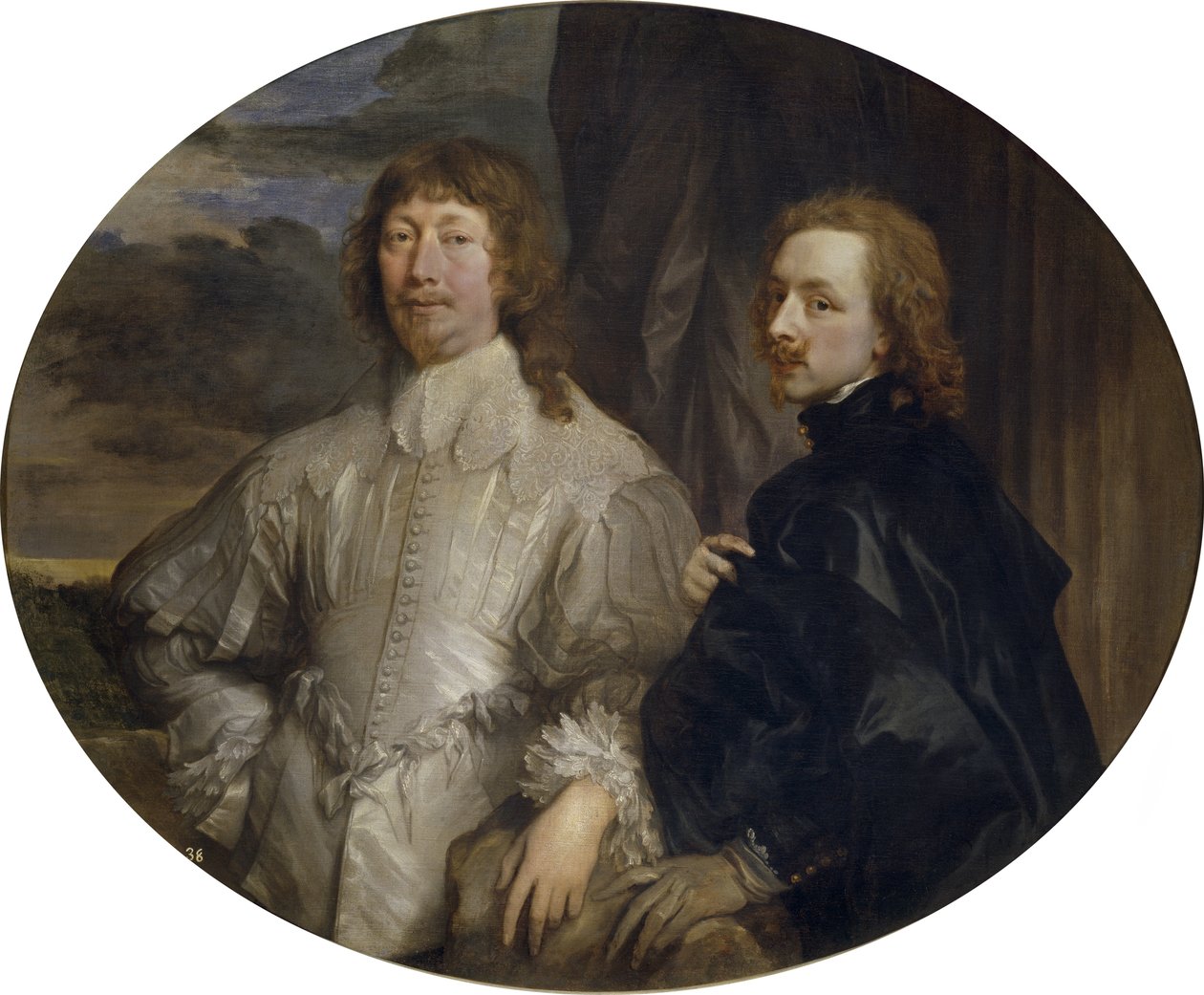 Sir Endymion Porter ve Sir Anthony van Dyck by Anthony van Dyck