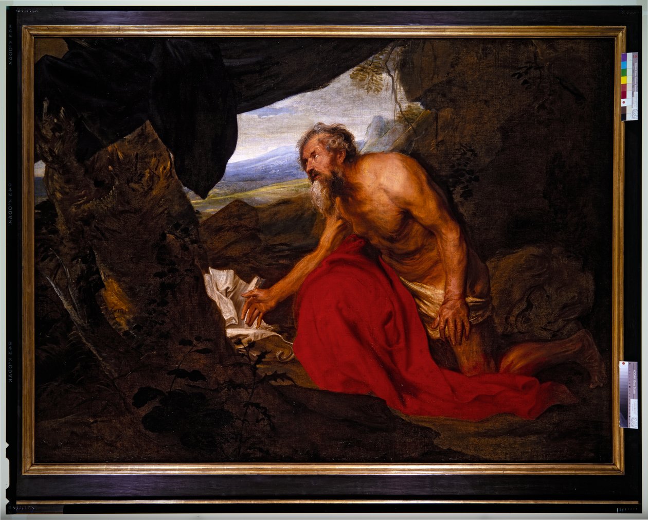 Aziz Jerome, tarihsiz by Anthony van Dyck
