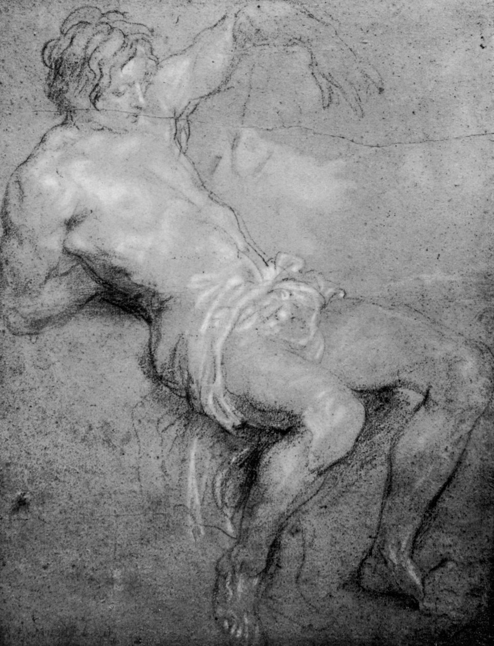 St Sebastian için çalışma, 1913. by Anthony van Dyck