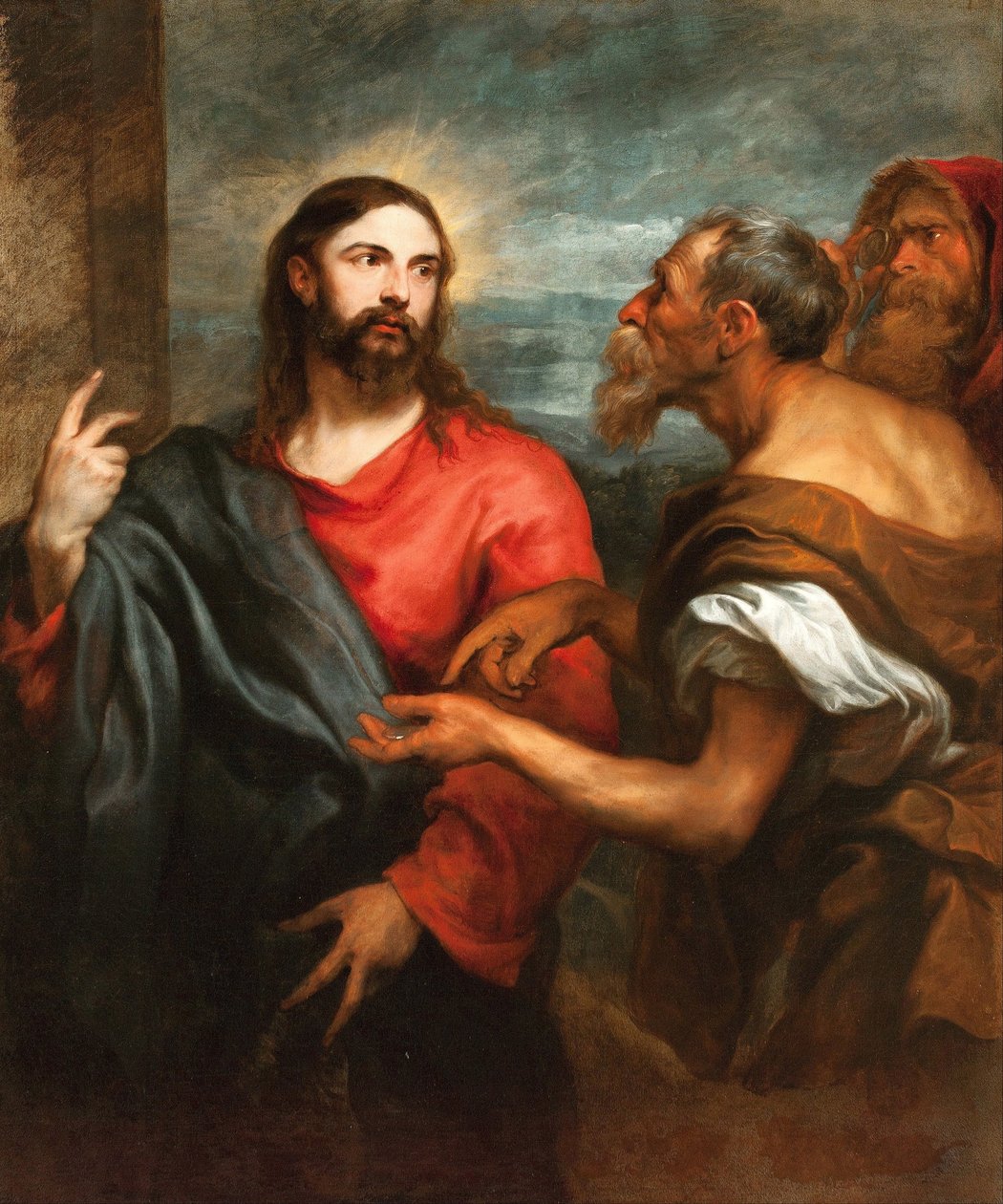 Haraç Parası - Dyck, Sir Anthonis, minibüs (1599-1641) - yaklaşık 1625 - Tuval üzerine yağlı boya - 147x135 - Musei di Strada Nuova, Cenova by Anthony van Dyck