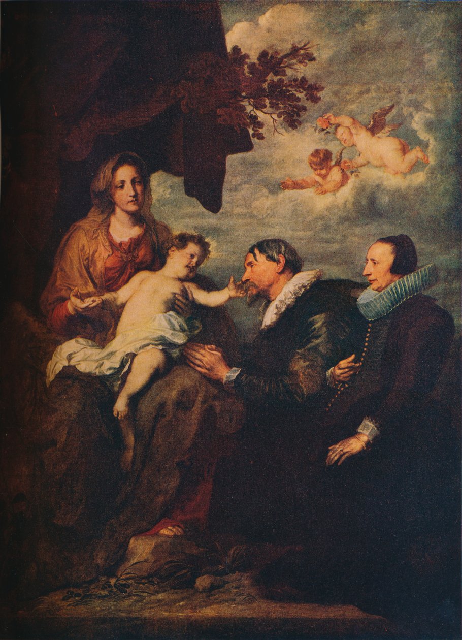 Bağışçılarla Bakire, c1630 by Anthony van Dyck