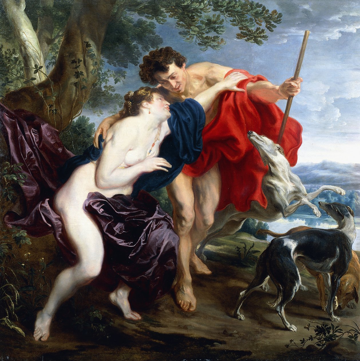 Venüs ve Adonis, 1621 by Anthony van Dyck