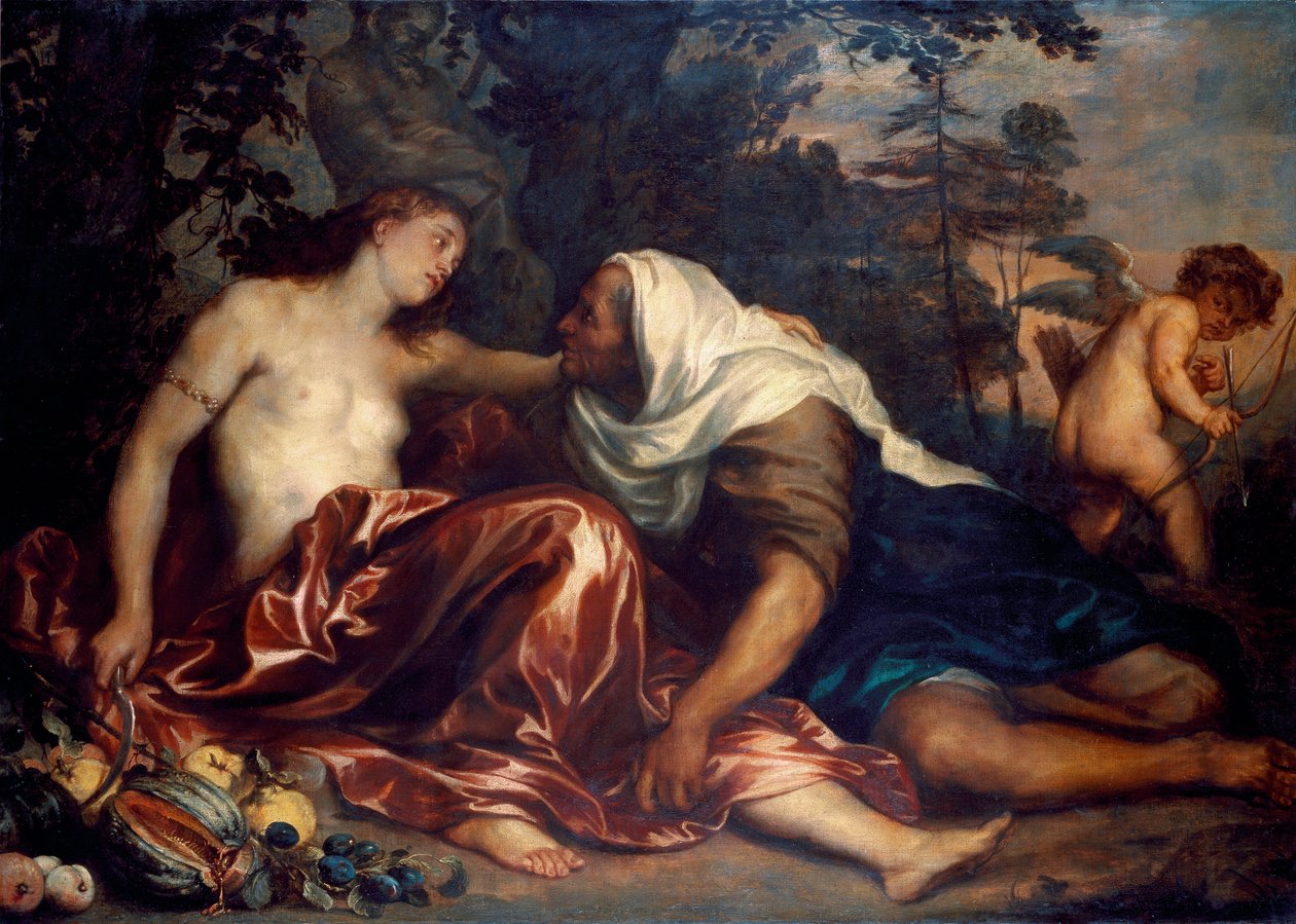 Vertumne ve Pomone (Jüpiter ve Ceres): Su perisi Pomone