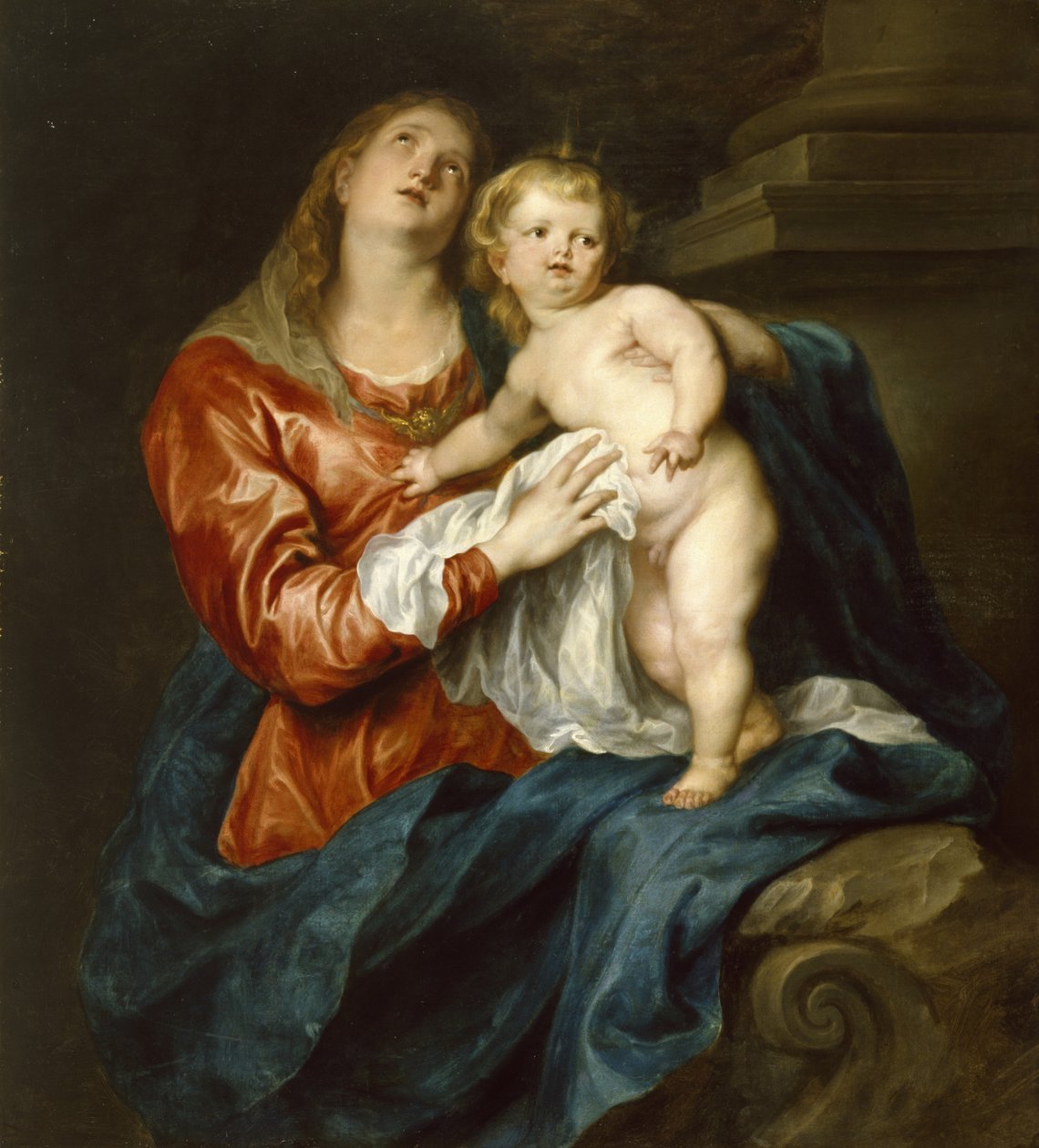 Bakire ve Çocuk, c.1630-32 by Anthony van Dyck