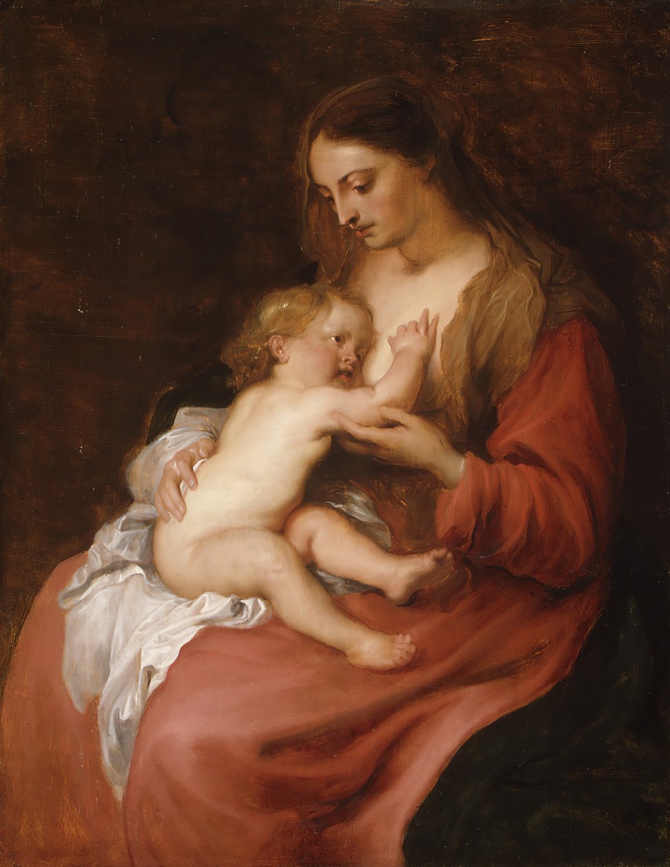 Bakire ve Çocuk, ca. 1620. by Anthony van Dyck