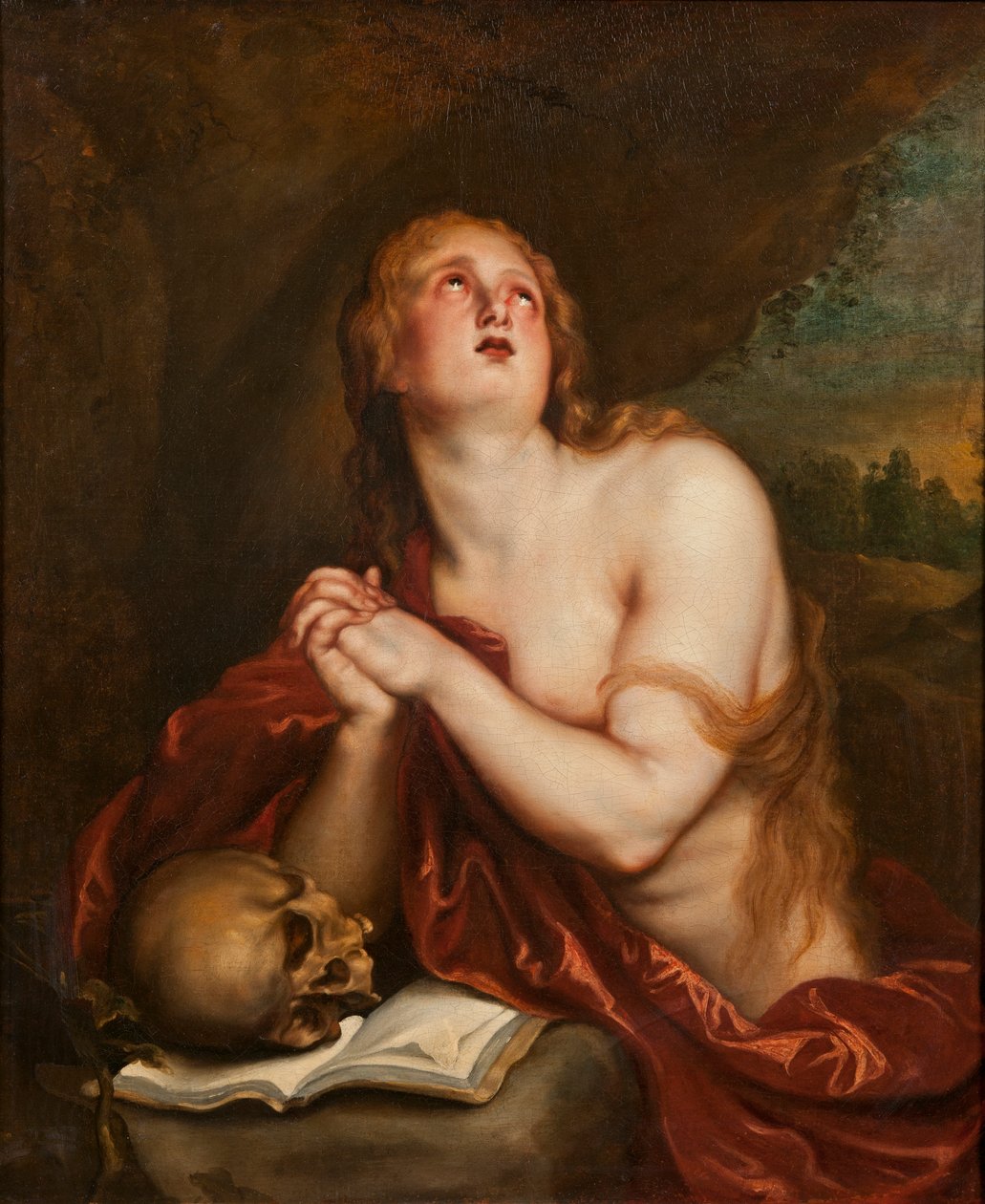 Tövbekar St. Mary Magdalene, c.1630-40 by Anthony van workshop of Dyck