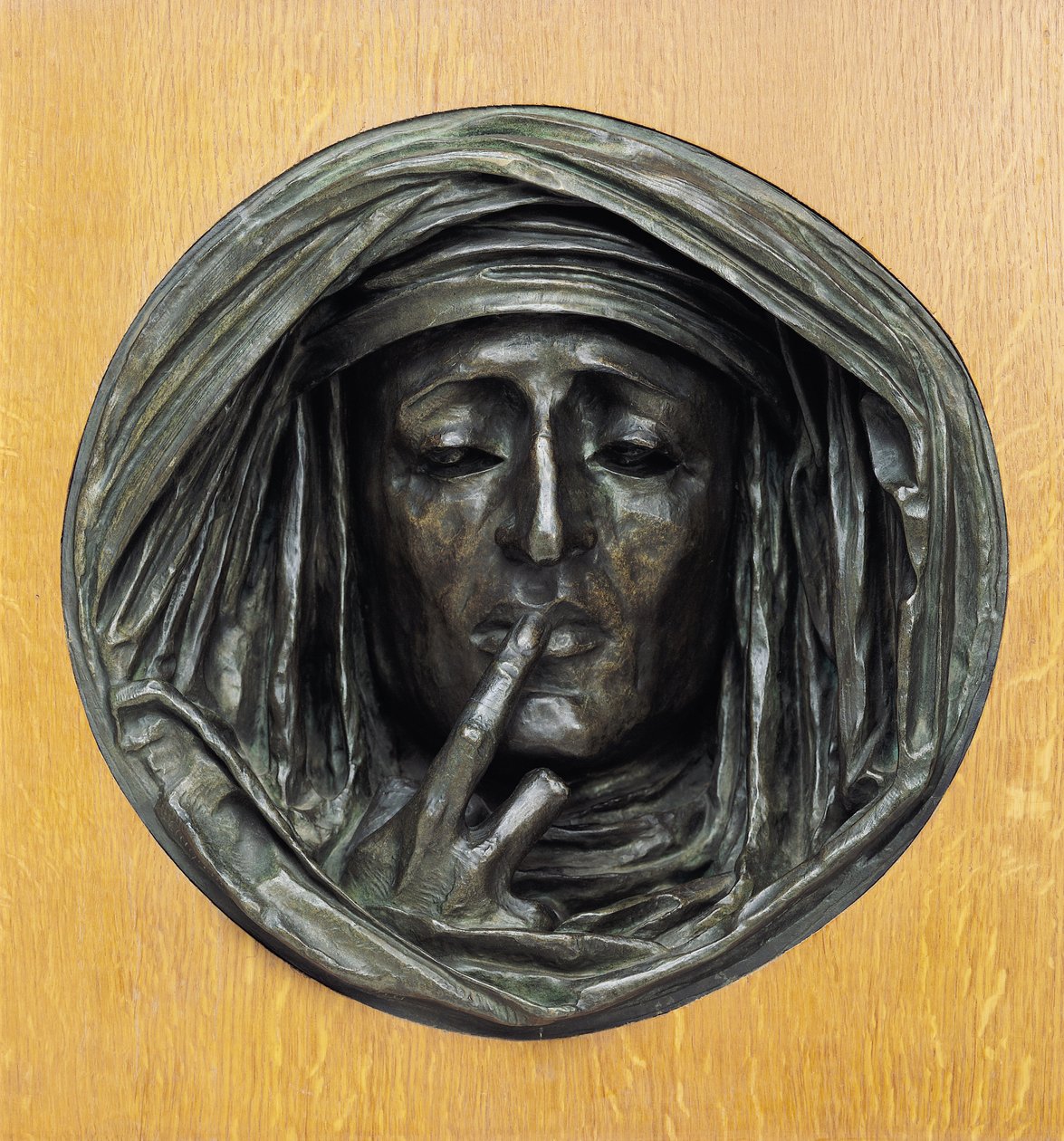Sessizlik, 1848 (bronz) by Antoine Augustin Preault