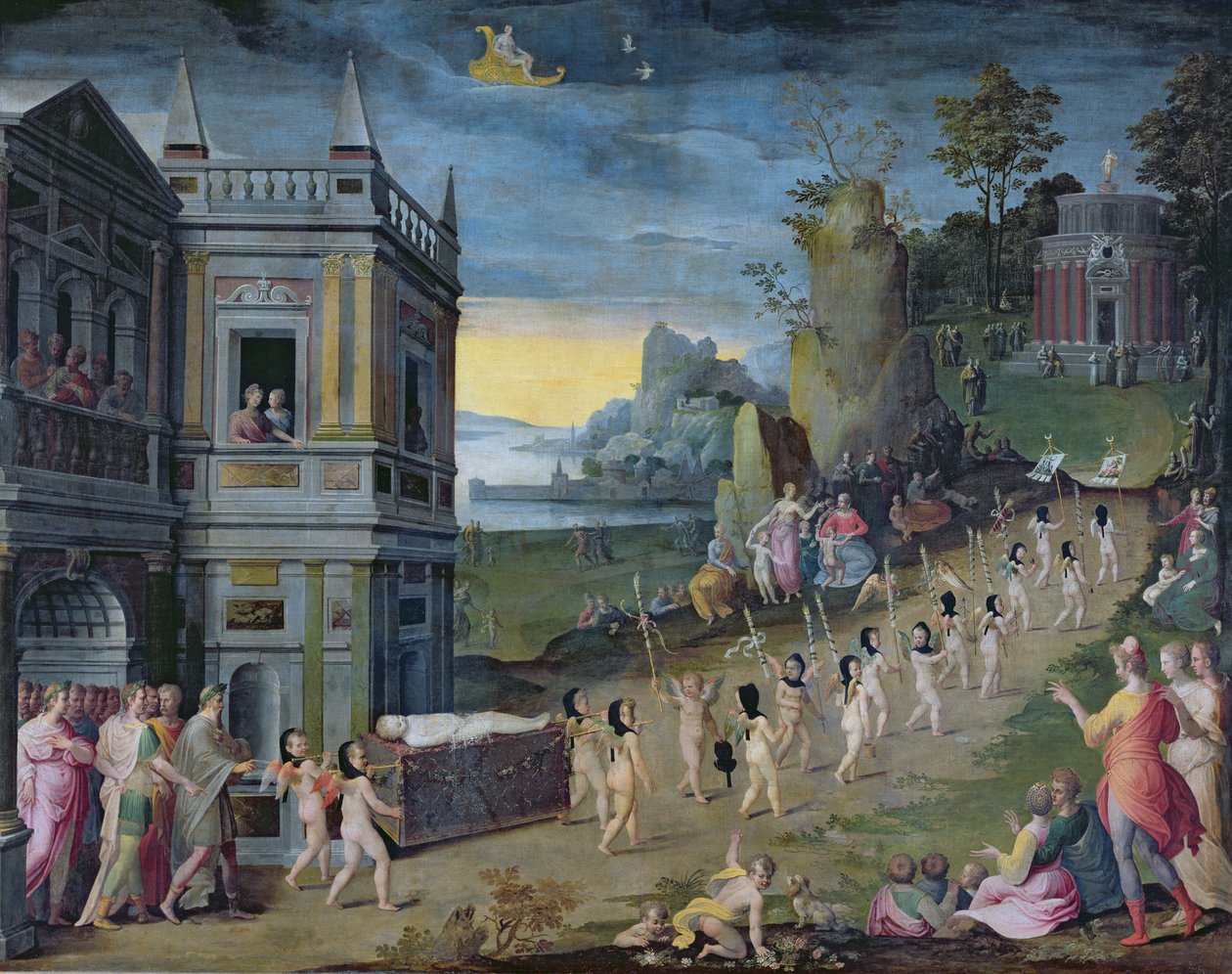 Aşkın Ölümünün Bir Alegorisi by Antoine Caron