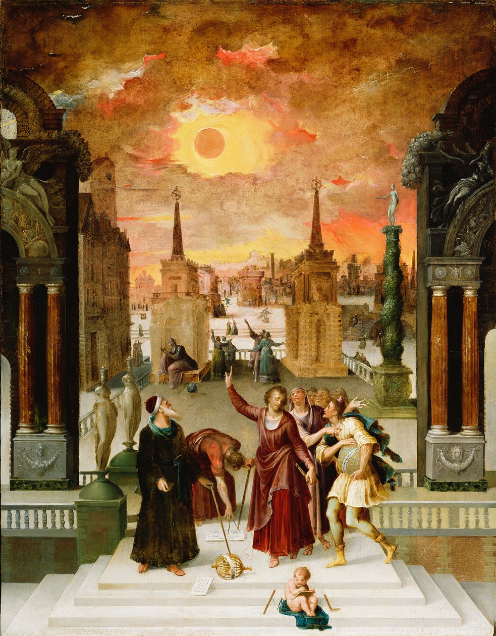 Pagan Filozofları Dönüştüren Areopagite Dionysius, 1570