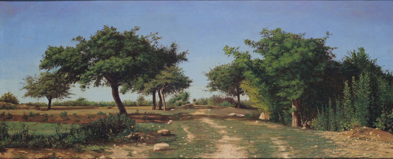 Elma Ağaçlarından Geçen Yol (petrol) by Antoine Chintreuil