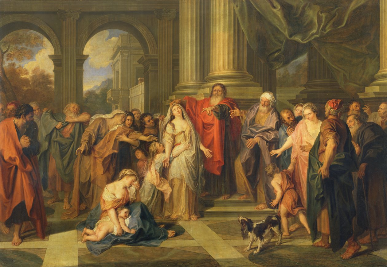 Susanna Zinayla Suçlandı by Charles Antoine Coypel
