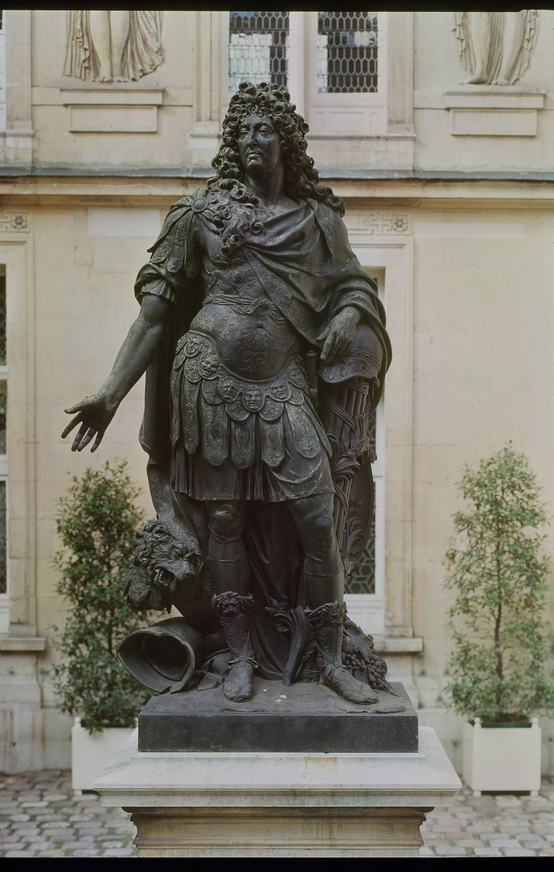 Louis heykeli (1638-1715) (bronz) by Antoine Coysevox