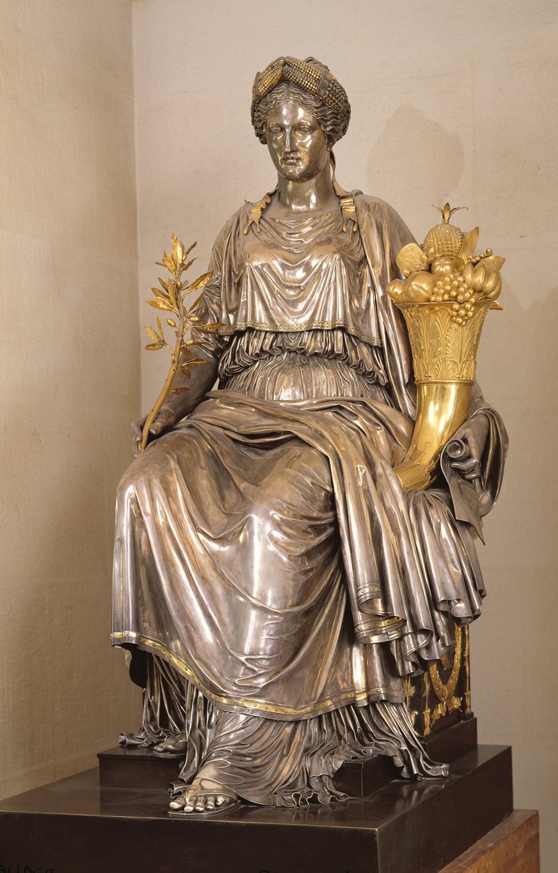 Barış (yaldızlı bronz) by Antoine Denis Chaudet