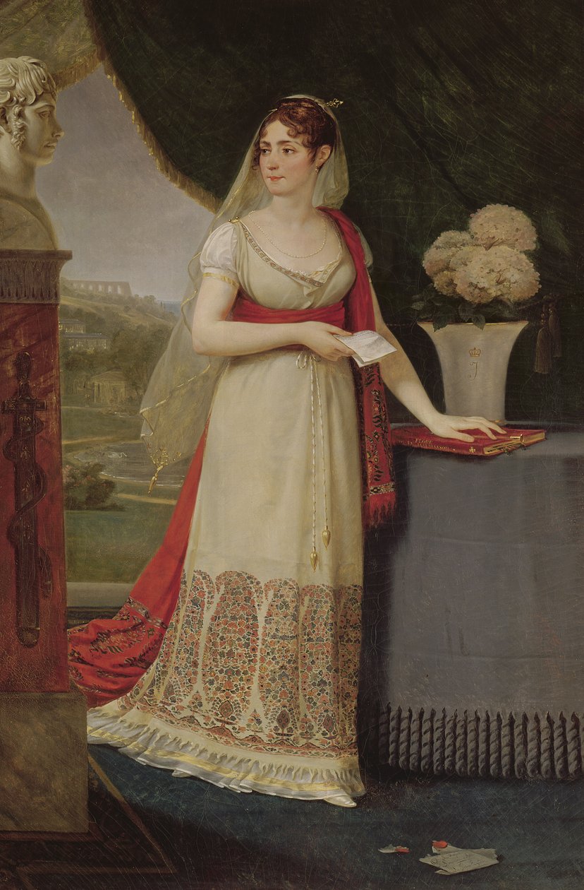 Josephine Tasher de la Pagerie (1763-1814) Fransız İmparatoriçesi, oğlu Eugene de Beauharnais