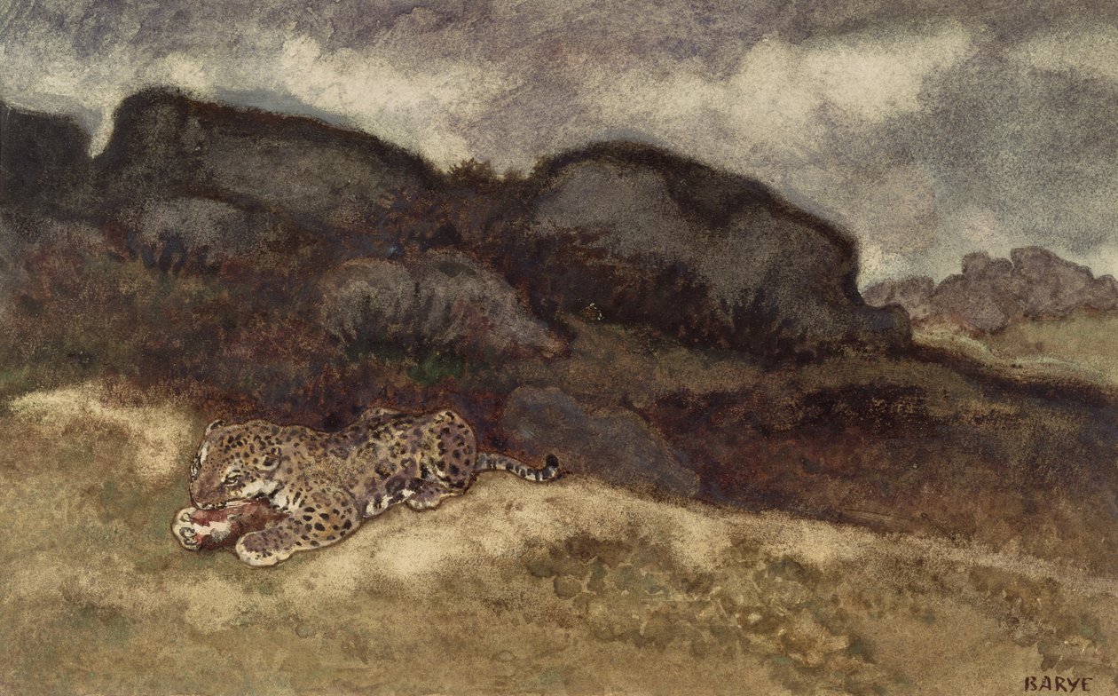 Avını Yiyen Jaguar by Antoine Louis Barye