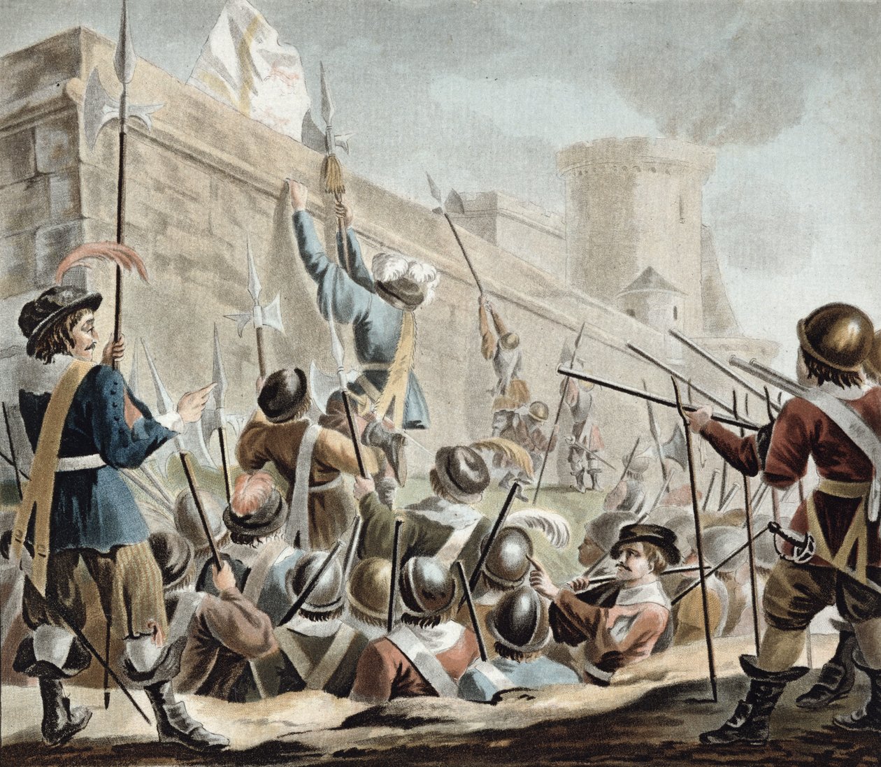 Jean Baptiste Morret (fl. 1790-1820) 1788 tarafından oyulmuş Boulogne-Sur-Mer