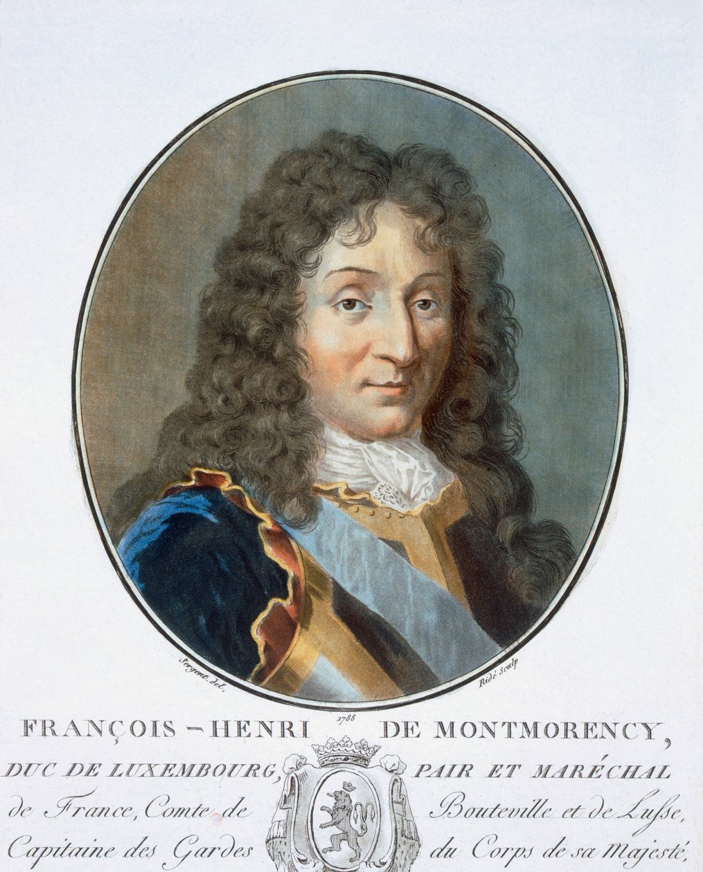Francois-Henri de Montmorency-Bouteville, Pierre Blin, 1786-92, Paris tarafından yayınlanan 