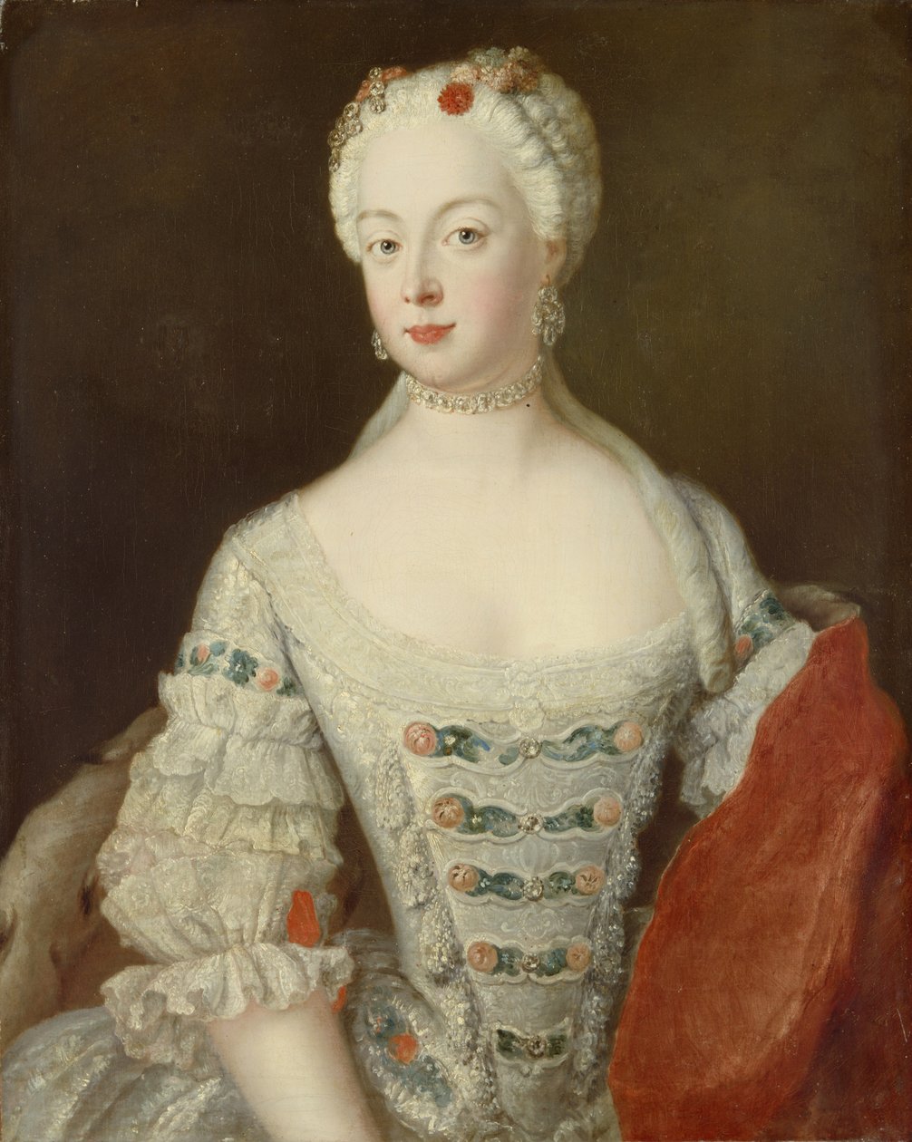 Prusya Veliaht Prensesi Elisabeth Christine, c.1735 by Antoine Pesne