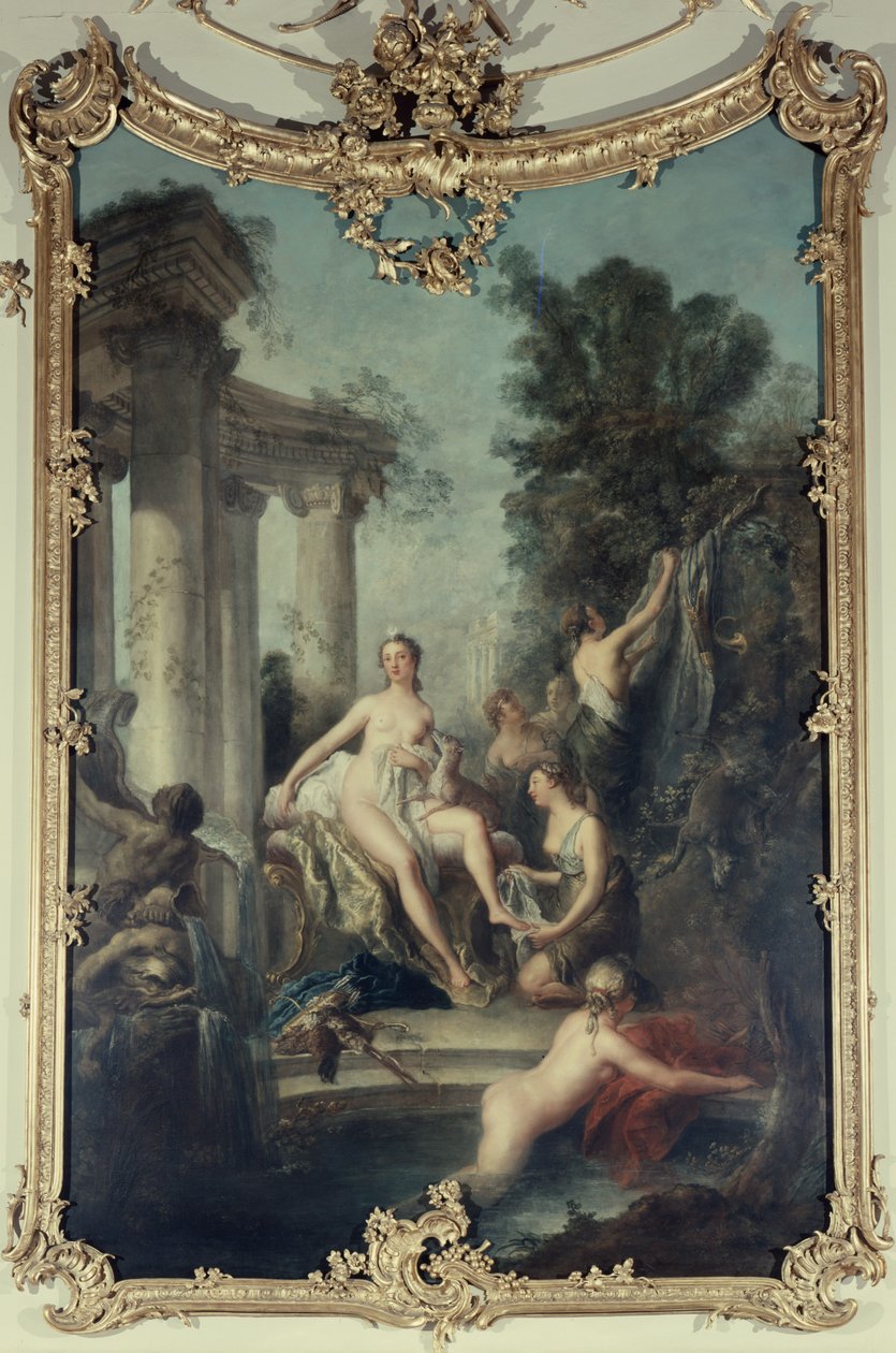 Diana ve Perileri Banyoda, 1747 by Antoine Pesne