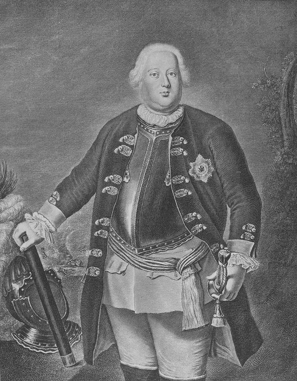 Prusya Kralı I. Friedrich Wilhelm by Antoine Pesne