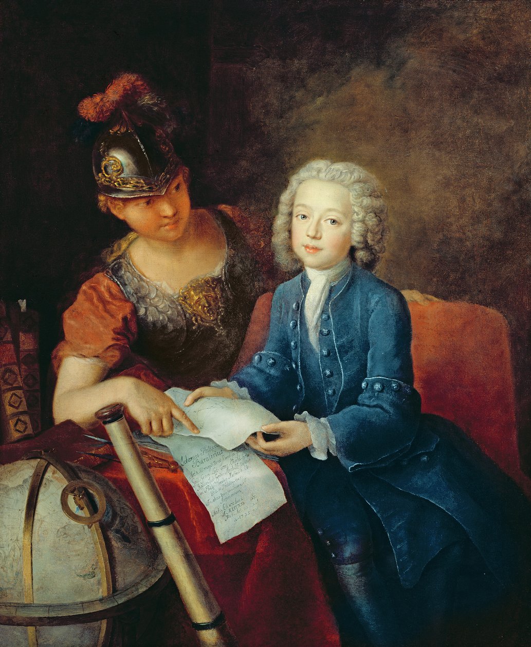 Jean-Philippe Baratier (1721-40) Minerva