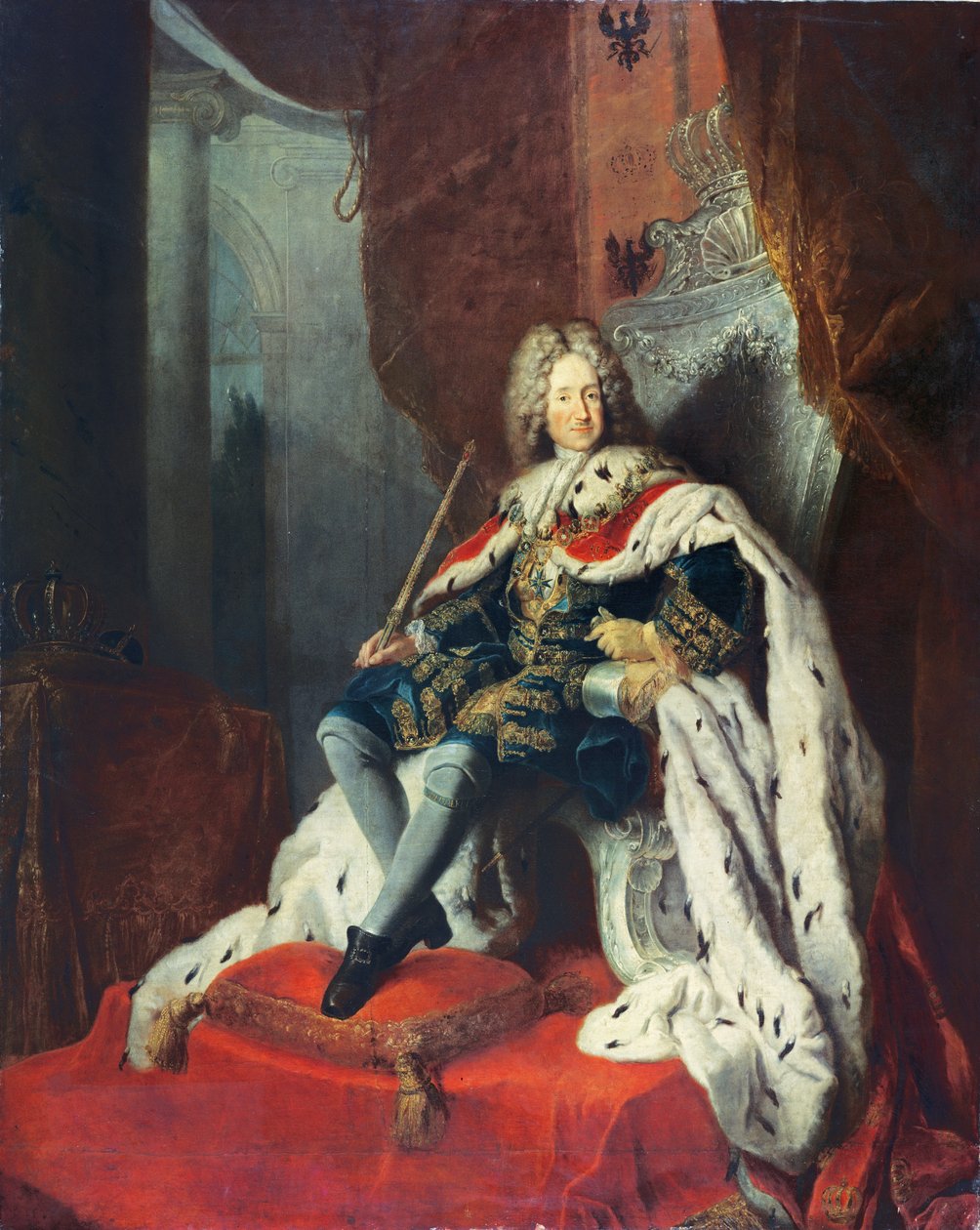 Prusya Kralı I. Friedrich by Antoine Pesne
