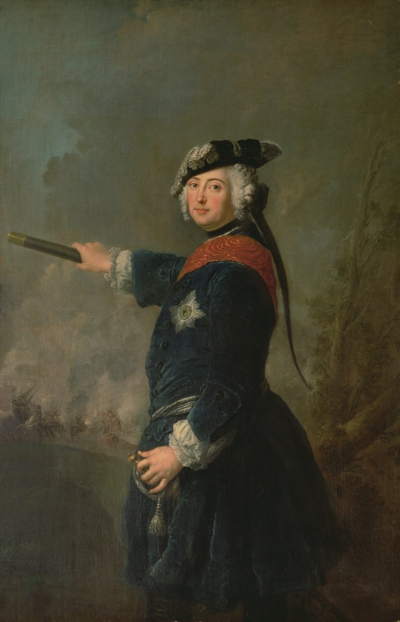 Prusya Kralı II. Frederick (1712-86) 1746 by Antoine Pesne
