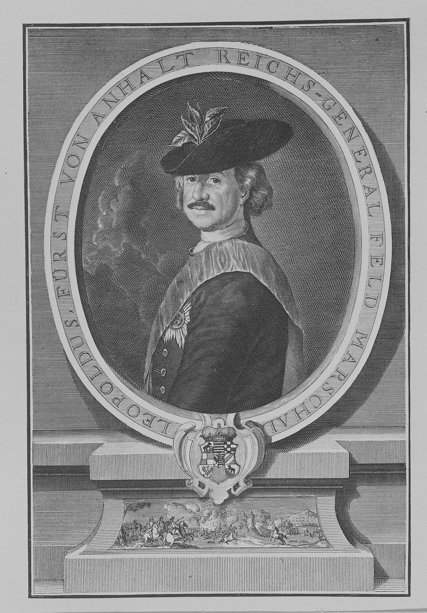 Leopold I, Anhalt-Dessau Prensi by Antoine Pesne
