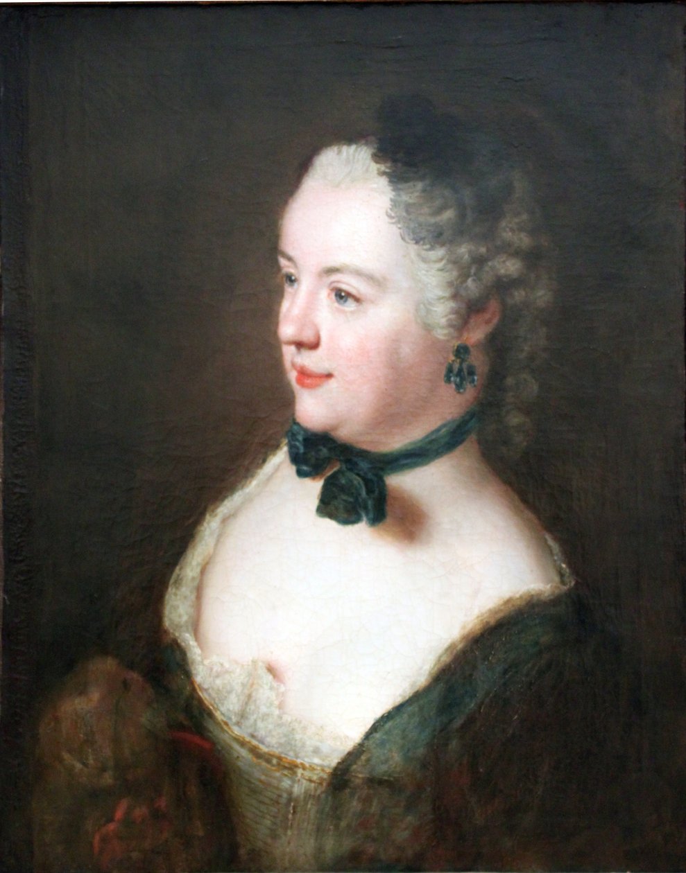 Bilinmeyen bir kadının portresi by Antoine Pesne