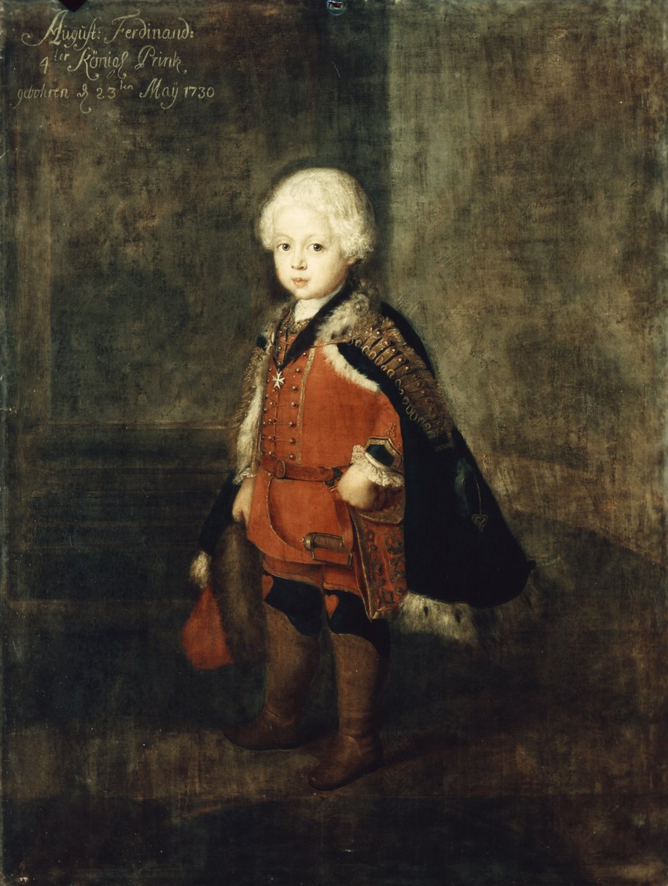 Prens Augustus William dört yaşında, 1734 by Antoine Pesne