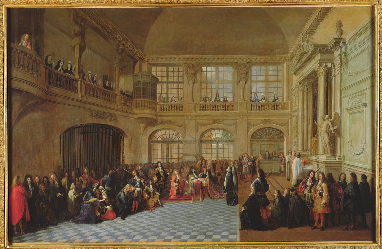 Philippe de Courcillon (1638-1720) Dangeau Marquis, 17. yüzyılın sonlarında 1695