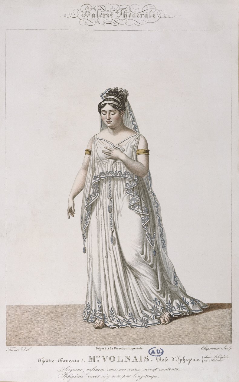 Iphigenia rolündeki Madame Volnais