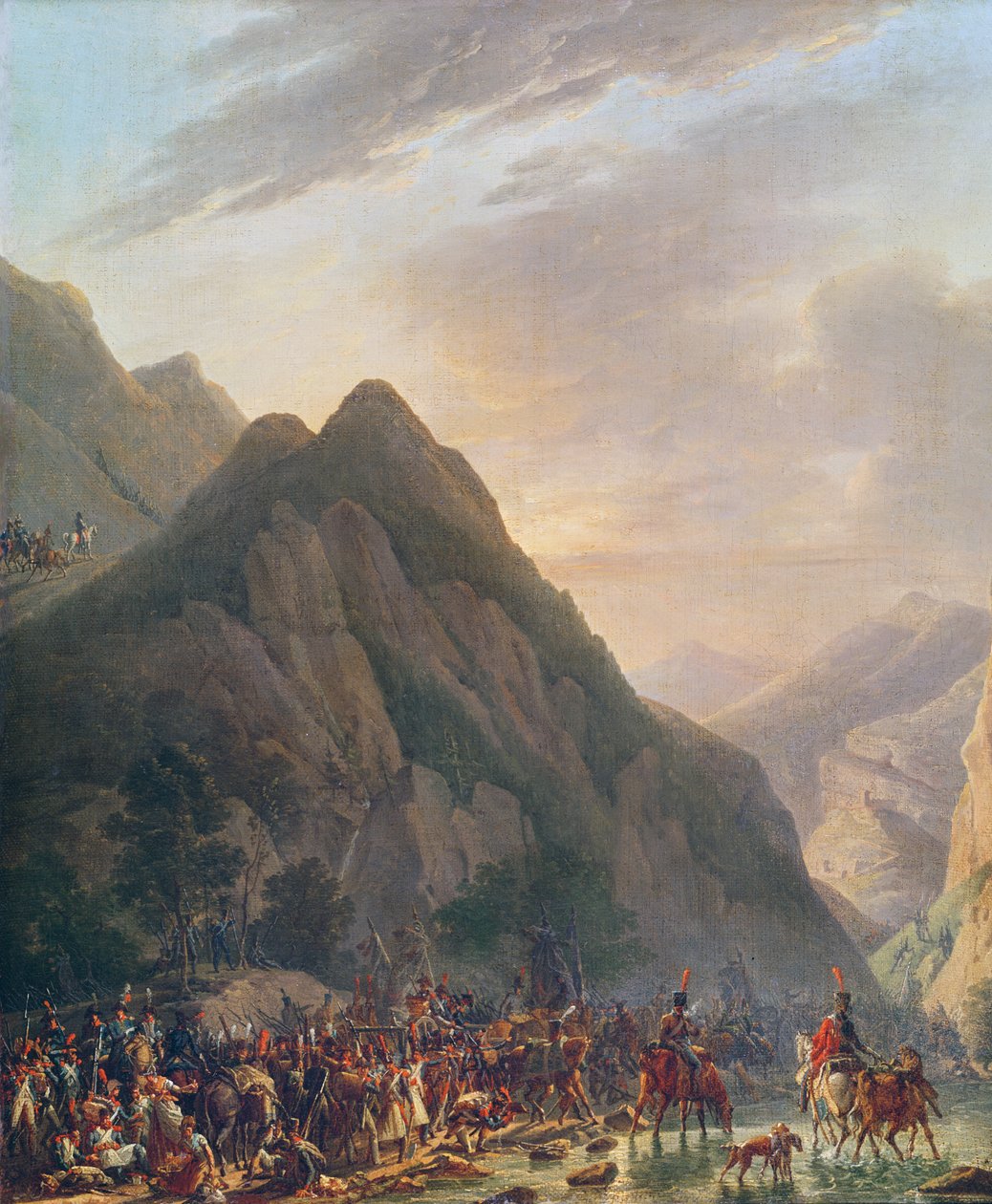 Albaredo Dağı Geçidi by Antoine Pierre Mongin