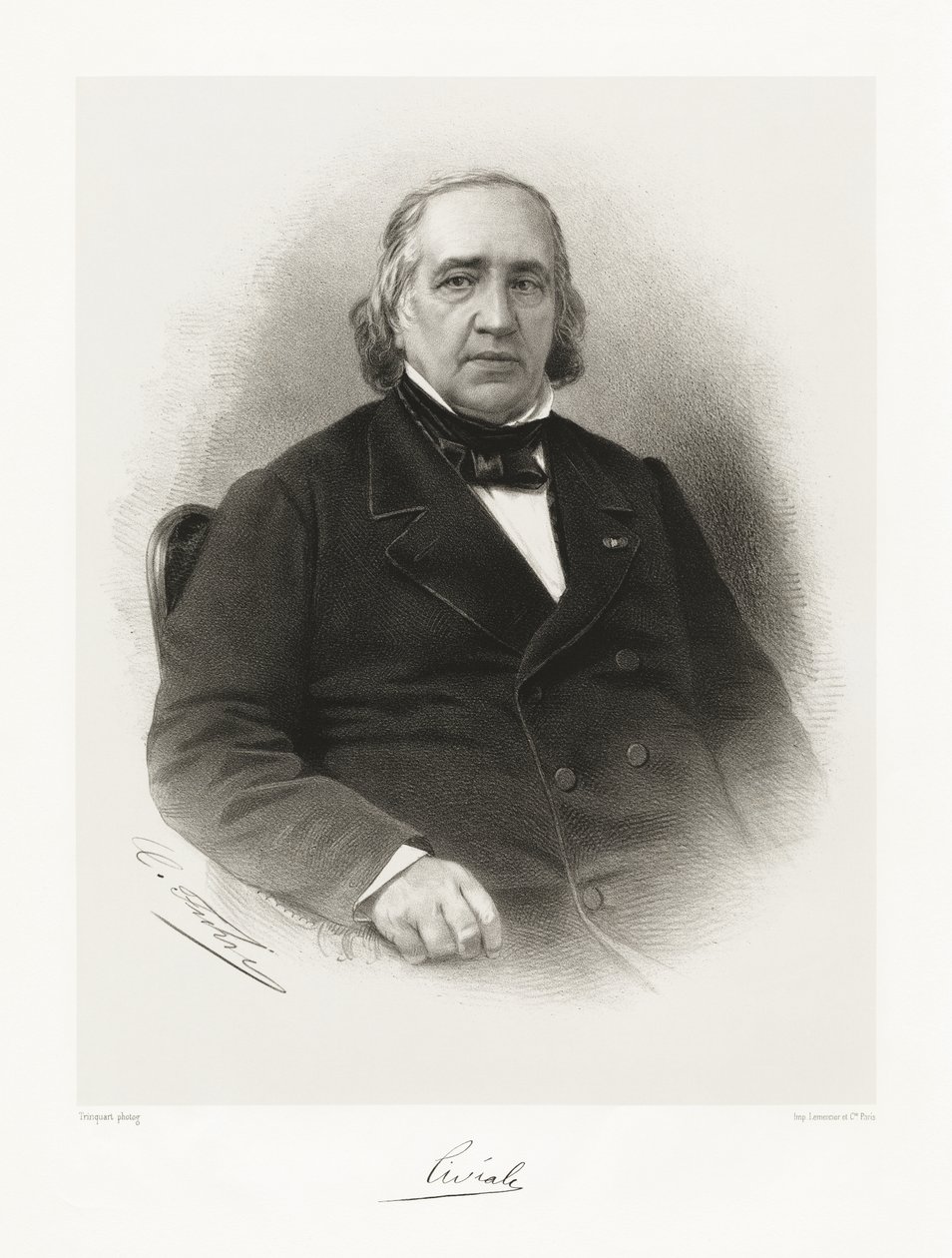 Jean Civiale, 1865-66 by Antoine Rene Trinquart