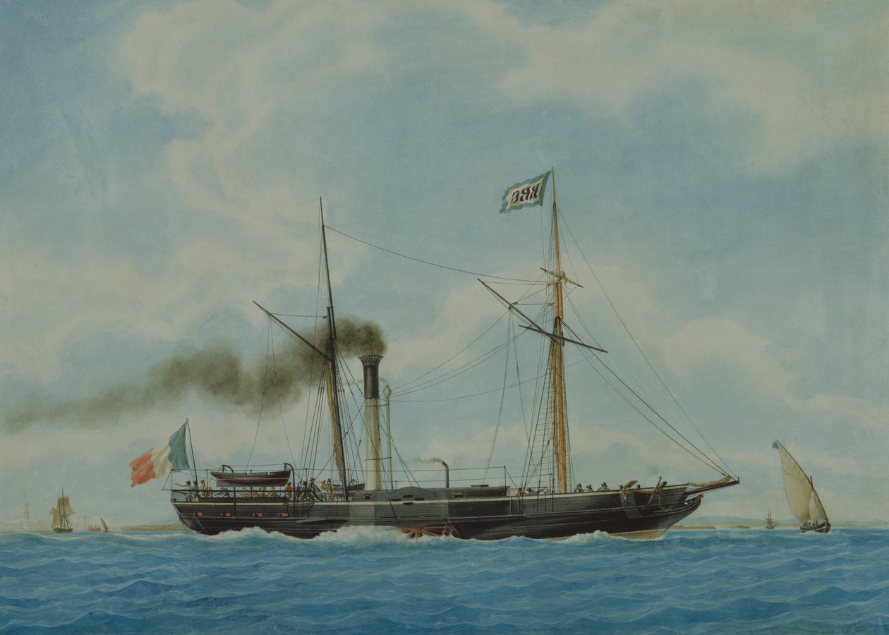 Ocean, Kaptanın Gemisi Yaşlıyı Tarar by Antoine Roux
