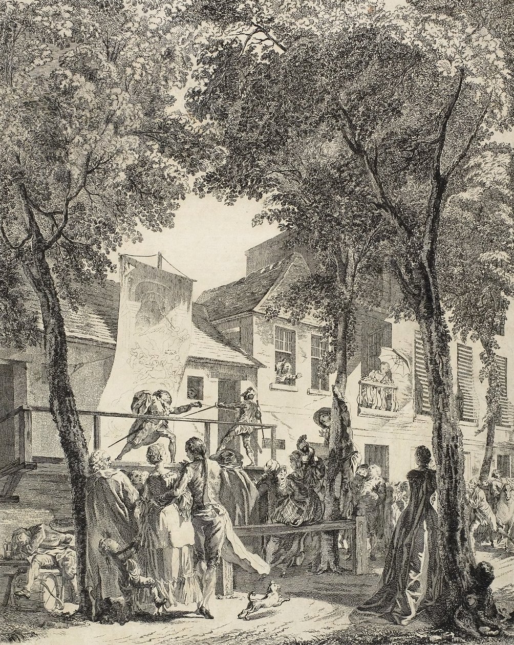 Bulvardaki Geçit Töreni, 1760 by Antoine Jean Duclos