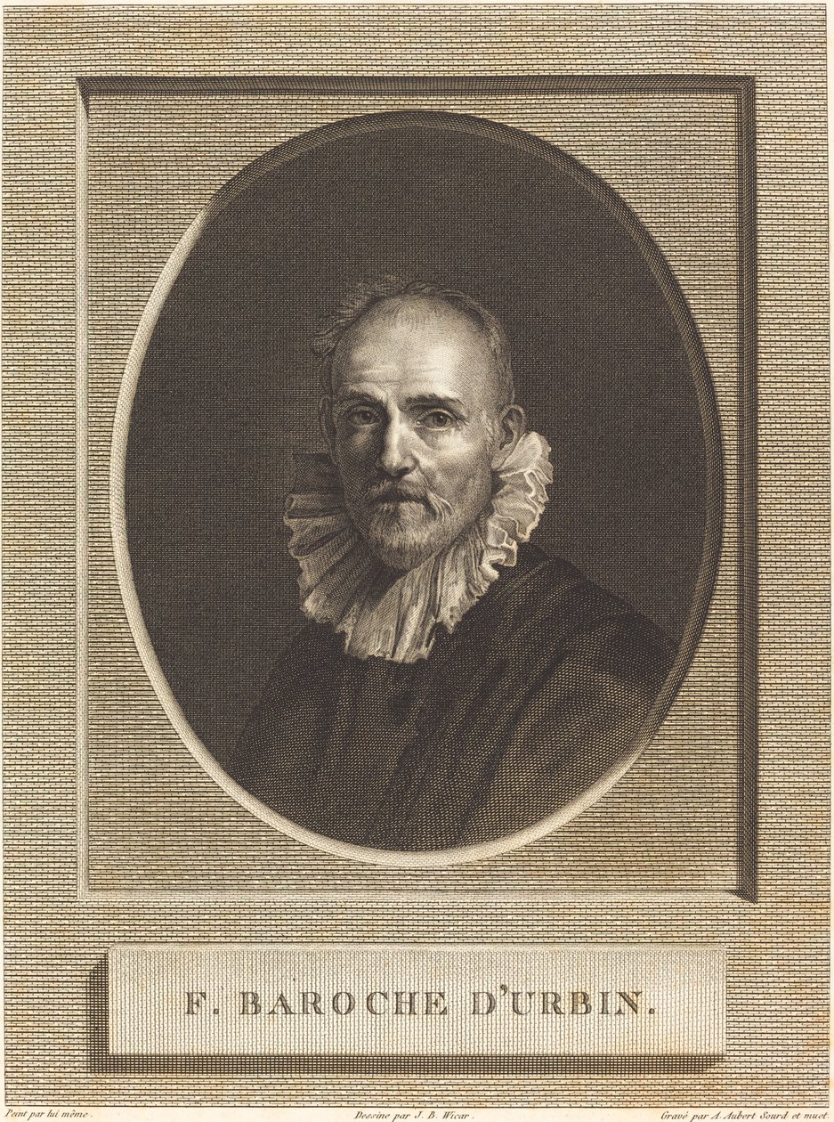 Federico Barocci by Antoine Aubert after Jean Baptiste Joseph Wicar after Federico Barocci