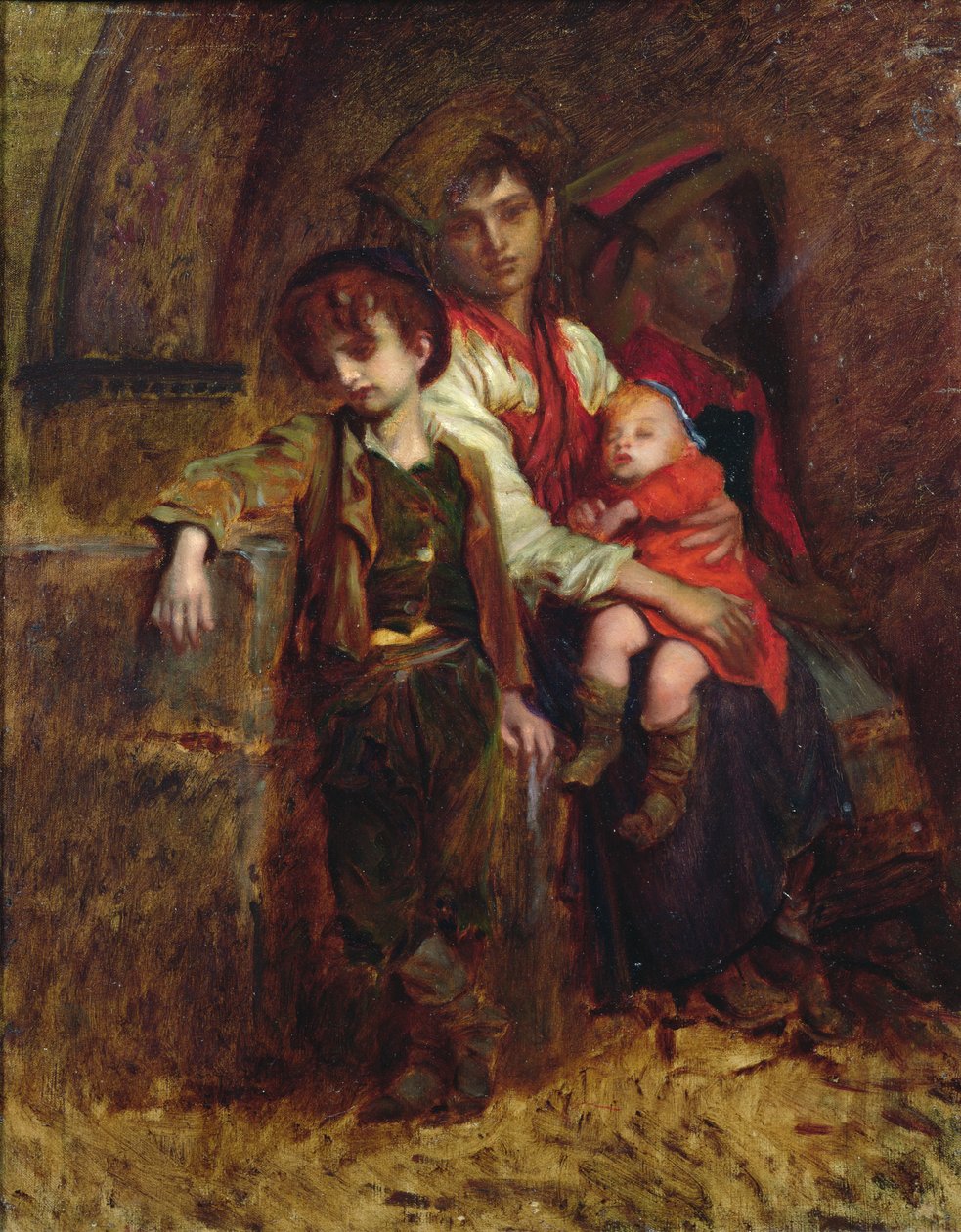 Tomoe, 1901 (renkli tahta baskı) by Antoine Auguste Ernest Herbert or Hebert