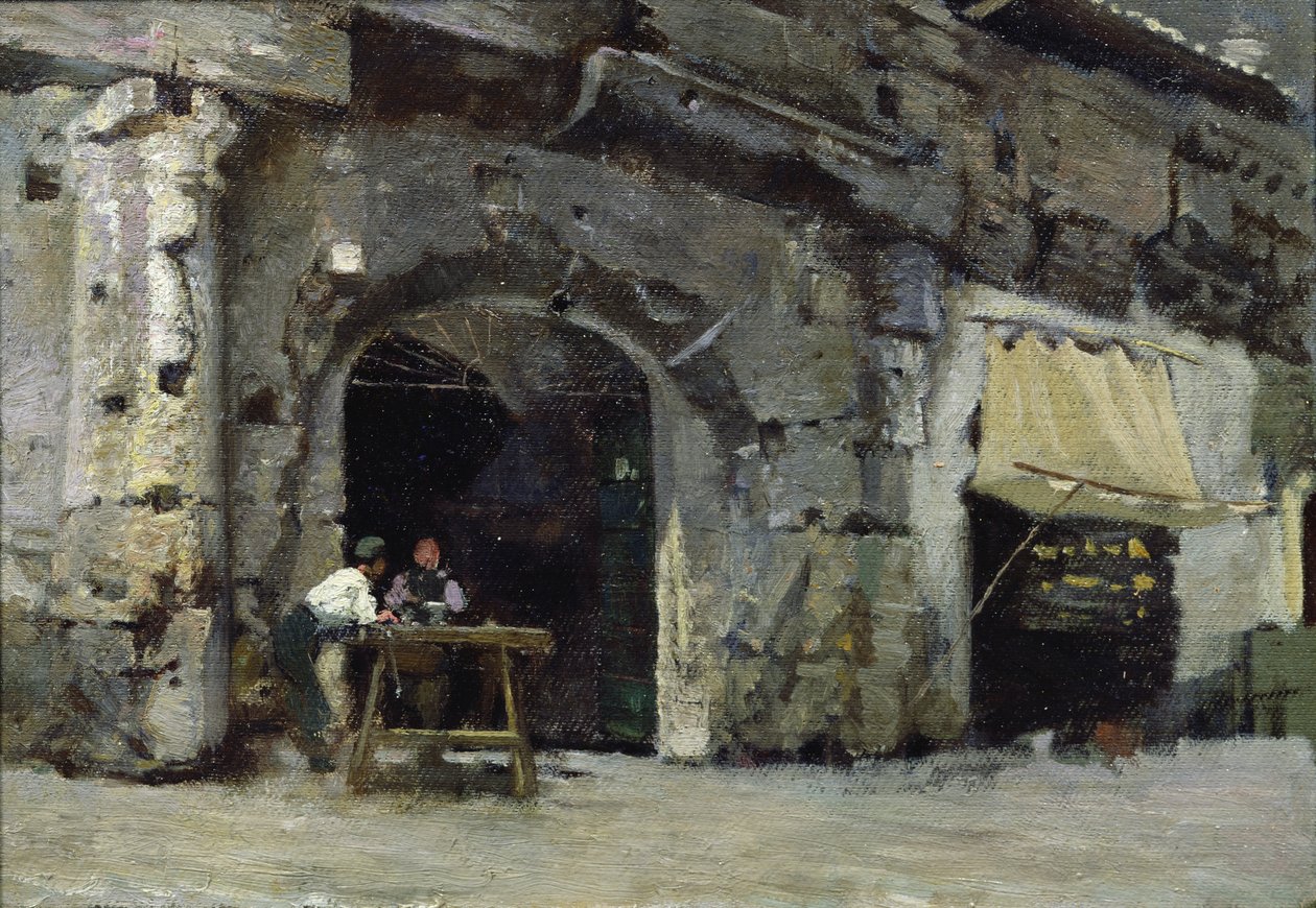 Roma, Karanlık Mağazalar by Antoine Auguste Ernest Herbert or Hebert