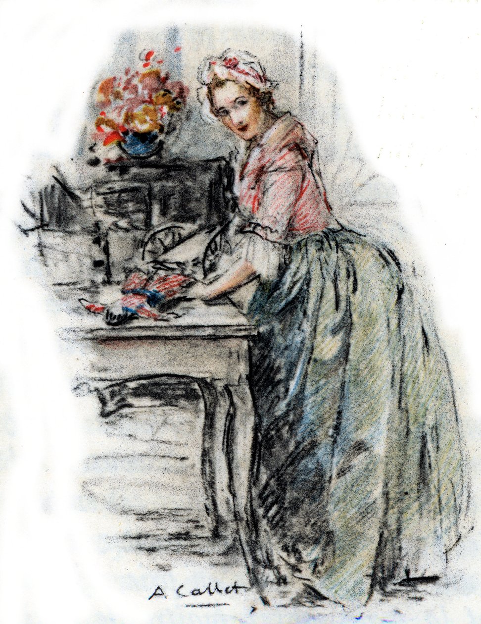 Charlotte portresi by Antoine Calbet