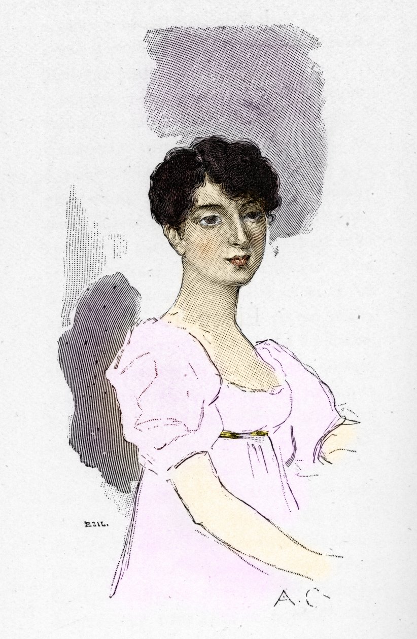 Louise Catherine Eleonore Denuelle'nin Portresi by Antoine Calbet