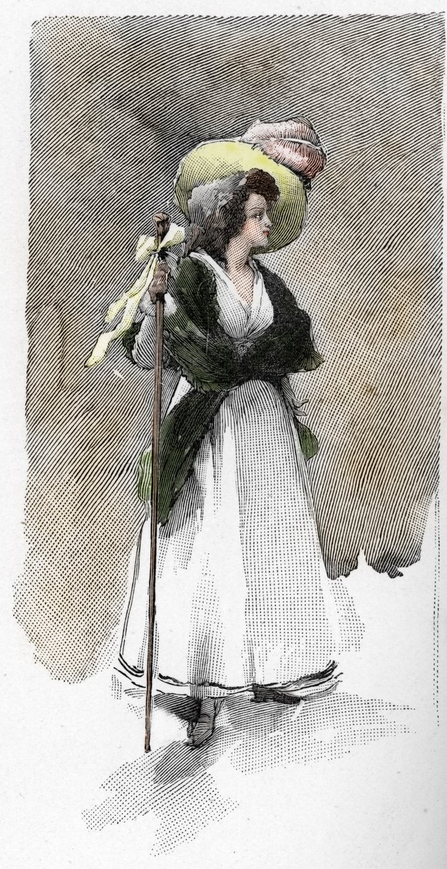 İtalyan şarkıcı Giuseppina Grassini'nin (1773-1850) portresi by Antoine Calbet